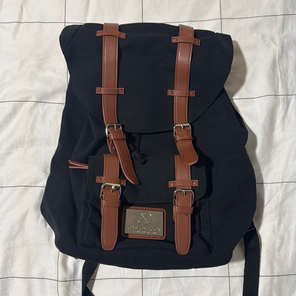 gaston luga canvas/leather backpack - Picture 1 of 3